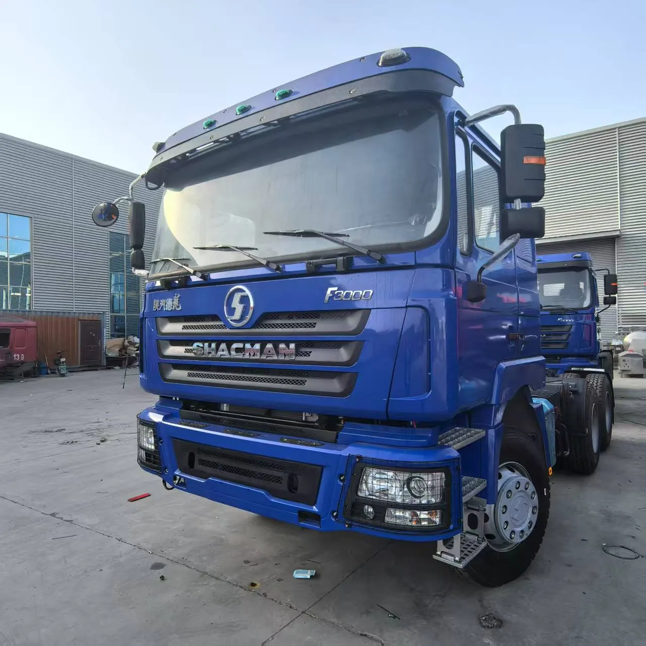 Used Shacman F3000 6x4 tractor truck, exterior view