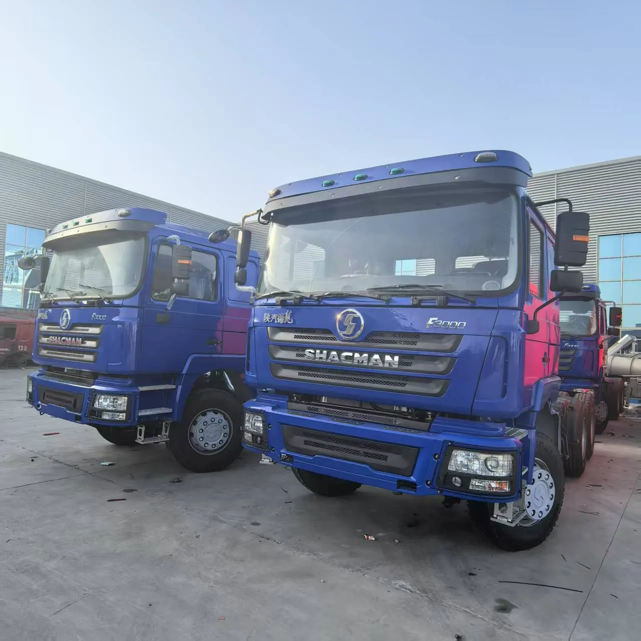 Used Shacman F3000 6x4 tractor truck, exterior view