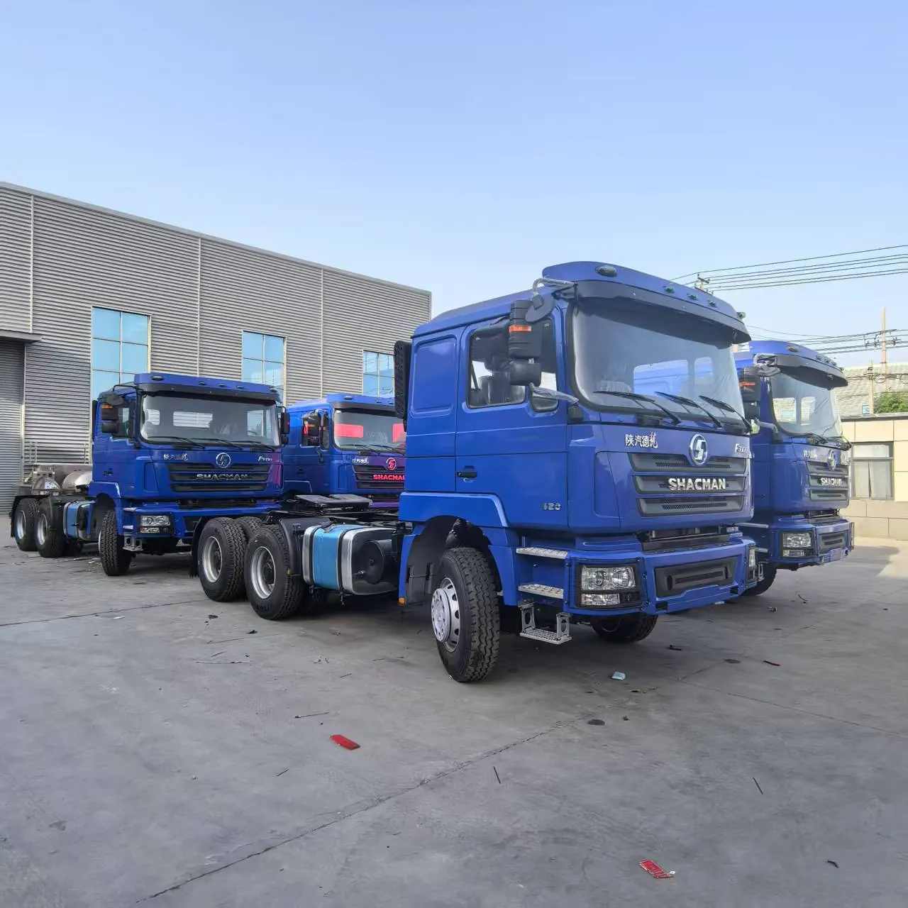 Used Shacman F3000 6x4 tractor truck, exterior view